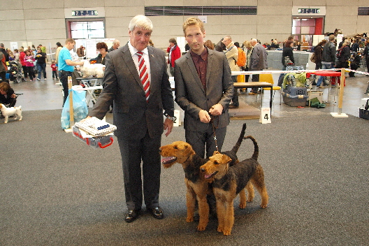 Beste Paarklasse die Airedale von der Seeworth